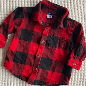 Buffalo plaid button up